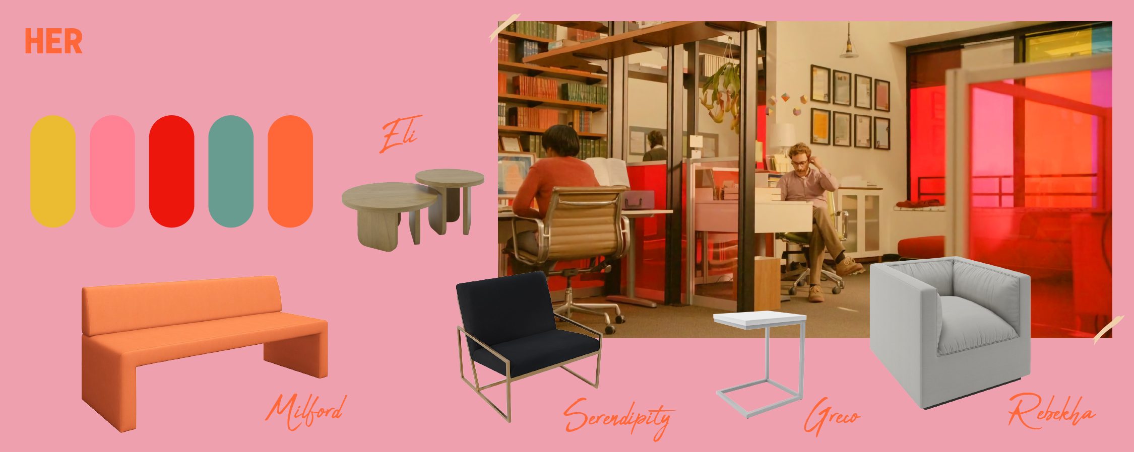 Her movie interior design furniture styles